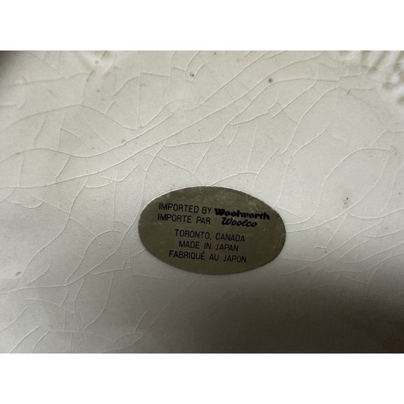 Vintage Cream & Brown Wheat Design  Ceramic Pitcher And Pot Made in Japan - Picture 3 of 3